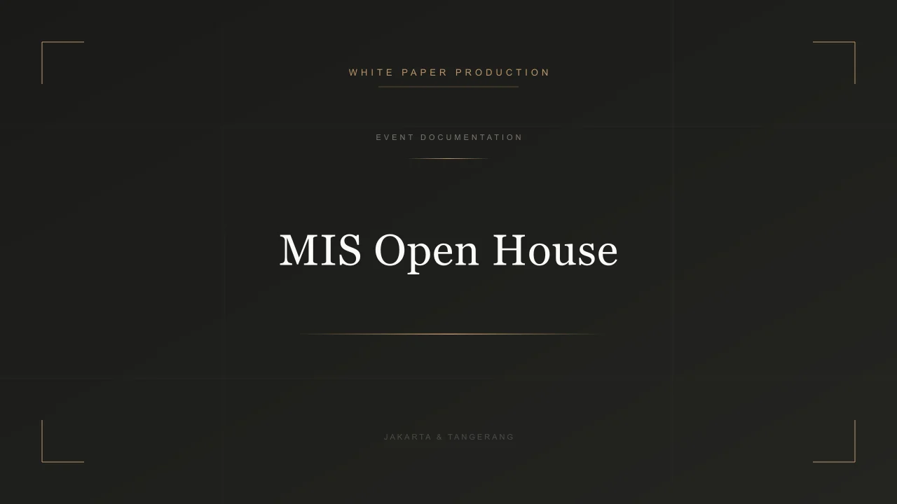 Video MIS Open House - White Paper Production