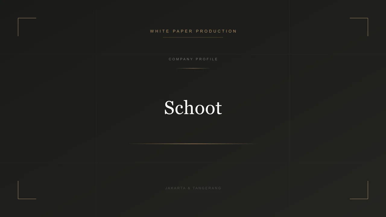 Video Company Profile Schoot - White Paper Production