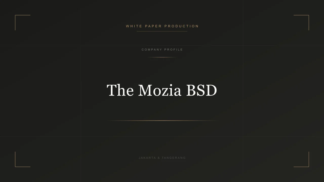 Video Company Profile The Mozia BSD - White Paper Production